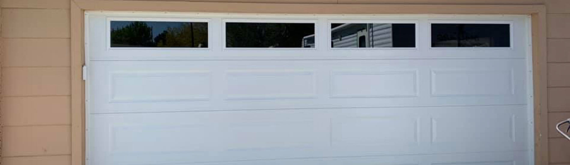 White Residential Garage Door